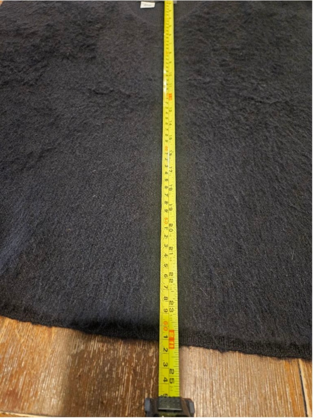 Women's Peruvian Connection Black Baby Alpaca Wool V-Neck Sweater Vest XL - Picture 11 of 12